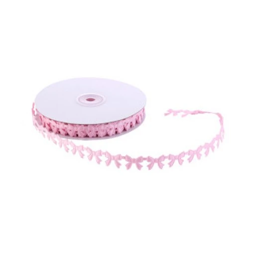 Kurdela fiyonk modeli 2cm pembe pk:20yard0