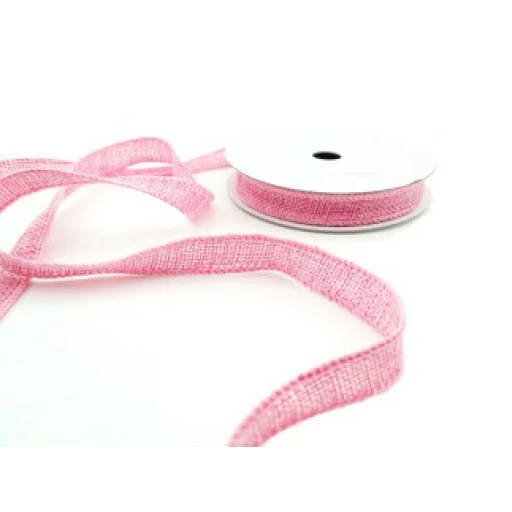 Kurdela Jüt Kanaviçe Pembe 3cm 10mt