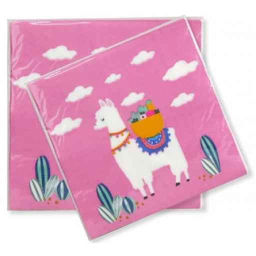 Peçete Lama Kaktüslü 20'li