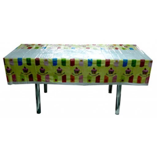 Masa Örtüsü İyiki Doğdun Pastalı 108x180 cm