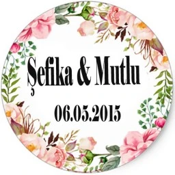 Güllü Nikah Sticker Ed40