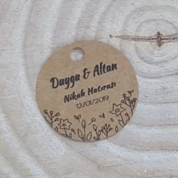 Hasır Nikah Şekeri Etiketi Ed259