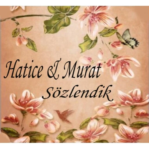 Kagverengi Çiçekli Etiket Ed152