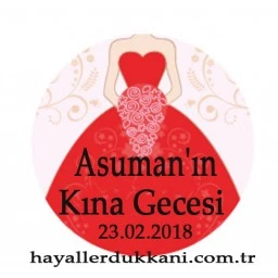 Kına Gecesi Sticker Ed37