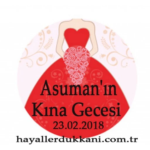 Kına Gecesi Sticker Ed37