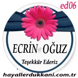 Nikah Şekeri Etiketi Ed06