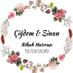 Nikah Şekeri Etiketi Ed206