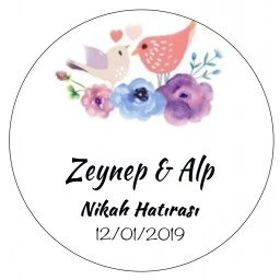 Nikah Şekeri Etiketi Ed209