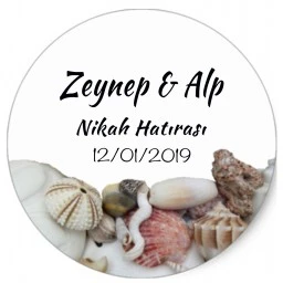 Nikah Şekeri Etiketi Ed210