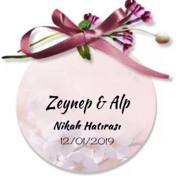 Nikah Şekeri Etiketi Ed213
