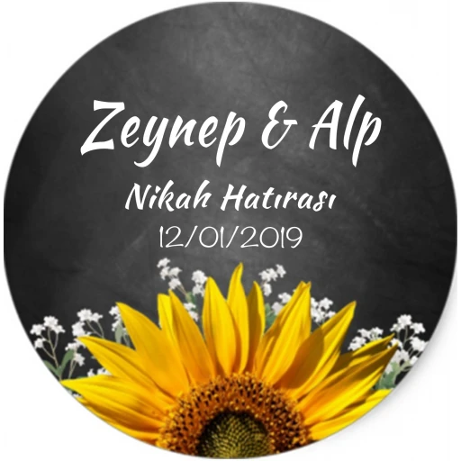 Nikah Şekeri Etiketi Ed222