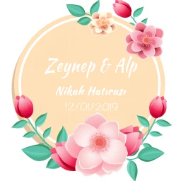Nikah Şekeri Etiketi Ed228