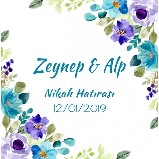 Nikah Şekeri Etiketi Ed232