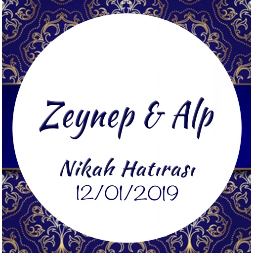Nikah Şekeri Etiketi Ed237