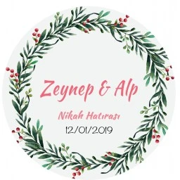 Nikah Şekeri Etiketi Ed243