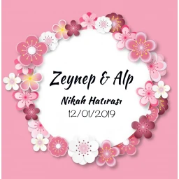 Nikah Şekeri Etiketi Ed247