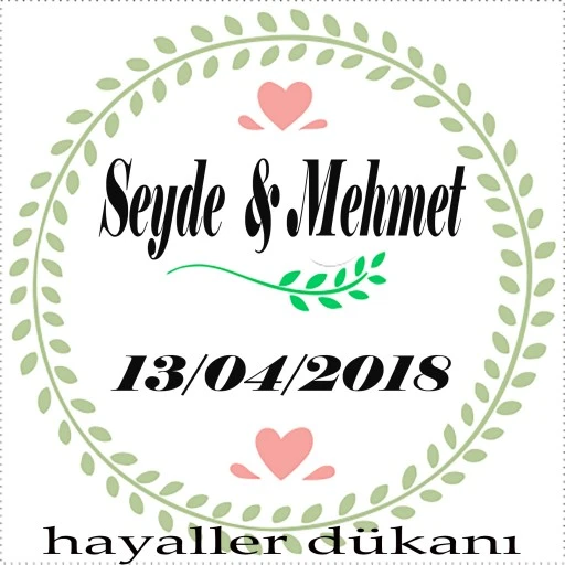 Nikah Şekeri Sticker Ed41