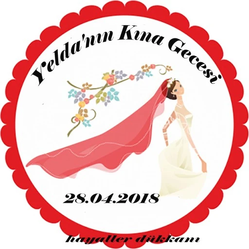 Nikah Şekeri Sticker Ed43