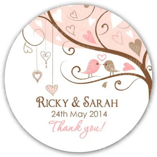 Nikah Şekeri Sticker Etiket Ed71