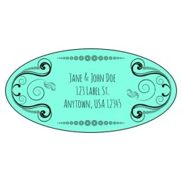 Oval Nikah Etiketi Ed61
