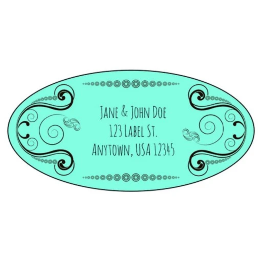 Oval Nikah Etiketi Ed61