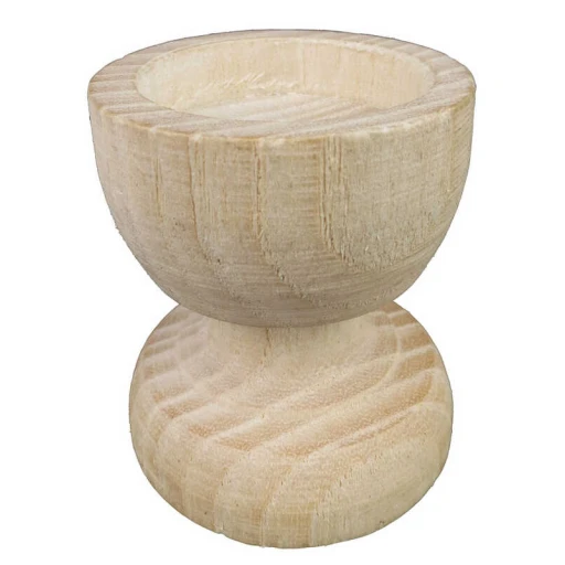 AĞAÇ KÜTÜK TEALİGHT MUMLUK KADEH NATUREL PK:1