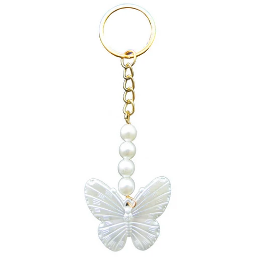 ANAHTARLIK KELEBEK İNCİLİ SEDEFLİ PK:1