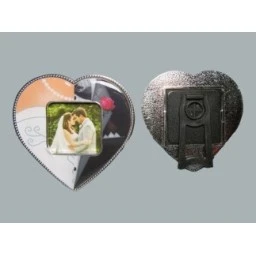 Çerçeve Gelin Damat Kalpli Magnet Pk1 Gelin Damat Beyaz Uçaklı Pk1 Biblo Nikah Şekeri Malzemeleri