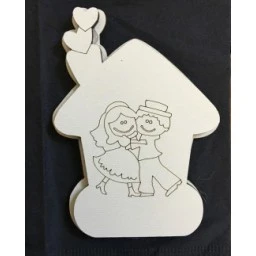 Gelin Damat Ev İçinde Ahşap İki Katlı 6mm Pk10