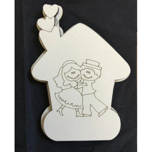 Gelin Damat Ev İçinde Ahşap İki Katlı 6mm Pk10