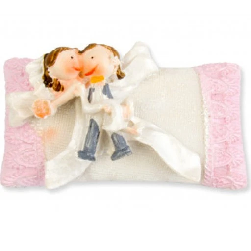 Gelin Damat Pembe Yastık Pk1