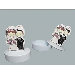 Kutu Ahşap Üstü Gelin Damatlı P1