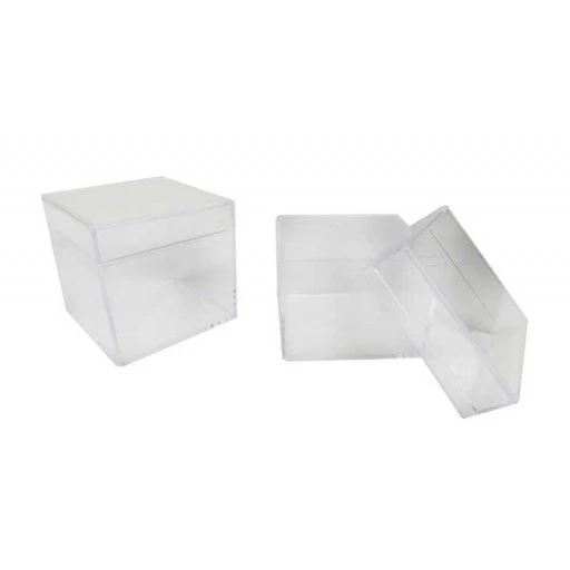 Kutu Kare 4x4 cm Şeffaf
