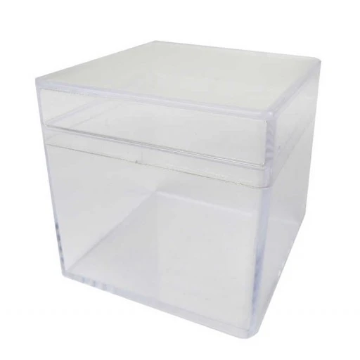 Kutu Kare 4x4 cm Şeffaf