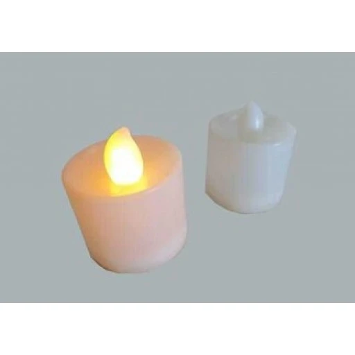 Mum Led Işıklı Pilli Beyaz 3.5x4.5 cm