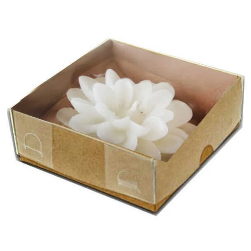 Mum Nilüfer Kraft Naturel Kutulu Beyaz