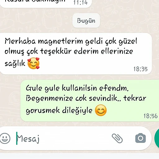 Açacak Magnet Nikah Hediyeliği Mavi Beyaz Çiçek Uv Baskılı