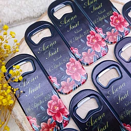 Nikah Şekeri Açacak Magnet 4,5x10,5 Cm Uv Nikah Şekeri Nişan Şekeri