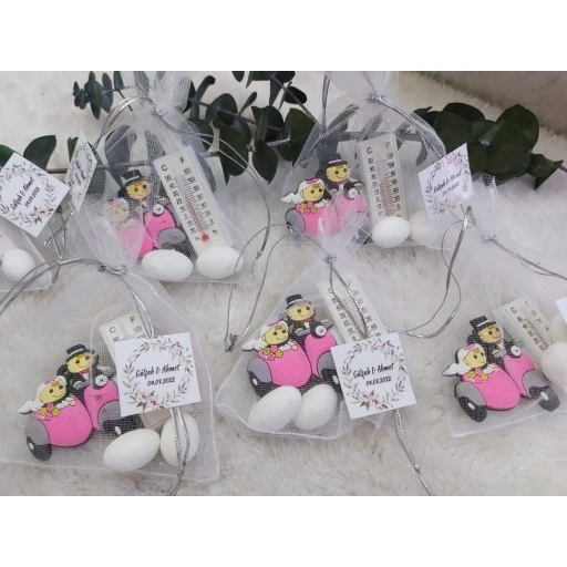 Dereceli Gelin Damat Keseli Nikah Hediyeliği