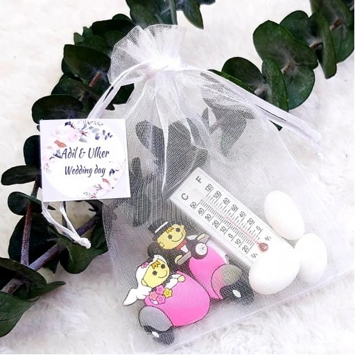 Dereceli Gelin Damat Keseli Nikah Hediyeliği