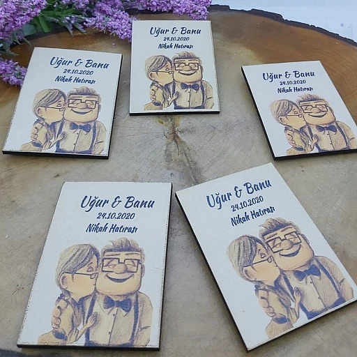 Kişiye Özel Ahşap Baskılı Magnet