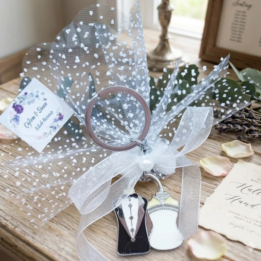 Bust Gelin Damat Anahtarlık Nikah Şekeri