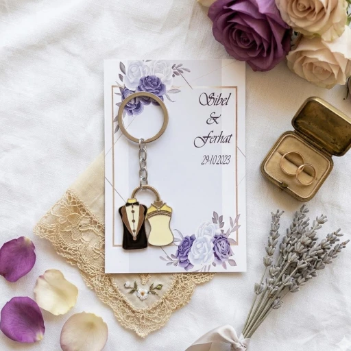Gelin Damat Anahtarlık Kağıt Üzeri Nikah Nişan Söz Hediyelik Anahtarlık