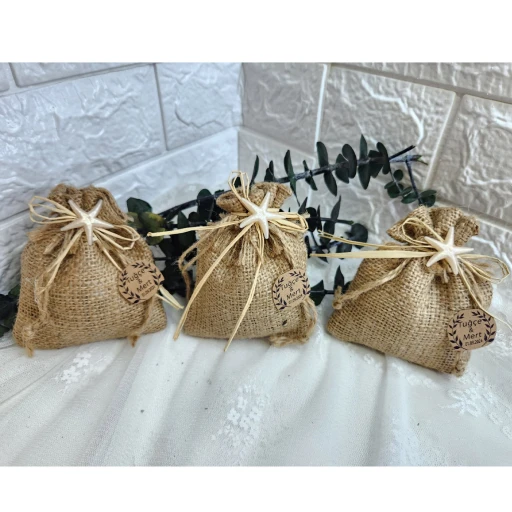 Hasır Kese Lavantalı Nikah Şekeri