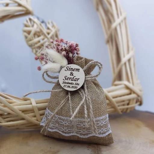 Hasır Kese Nikah Şekeri