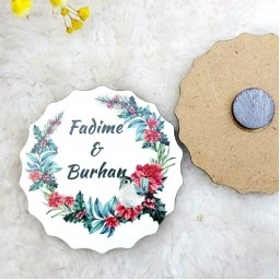 Ahşap Manet Nikah Hediyeliği