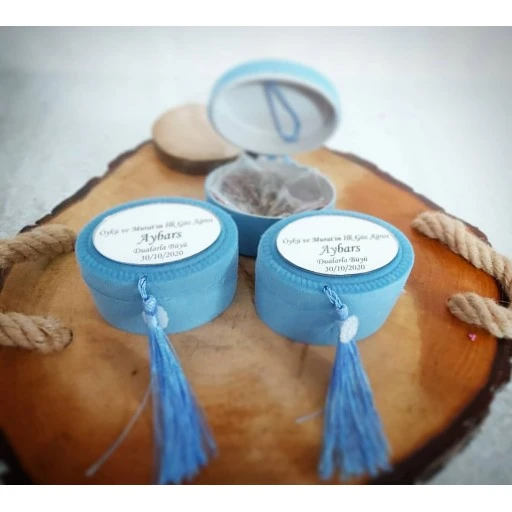 Flok Kutu Üzeri Pleksi Nikah Şekeri