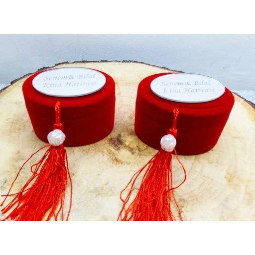 Flok Kutu Üzeri Pleksi Nikah Şekeri