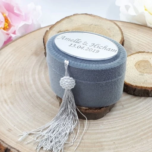 Flok Kutu Üzeri Pleksi Nikah Şekeri