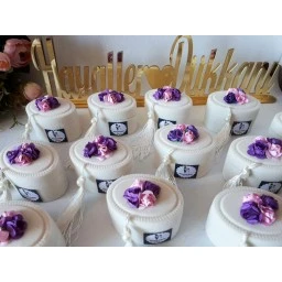 Nikah Şekeri Flok Kutulu